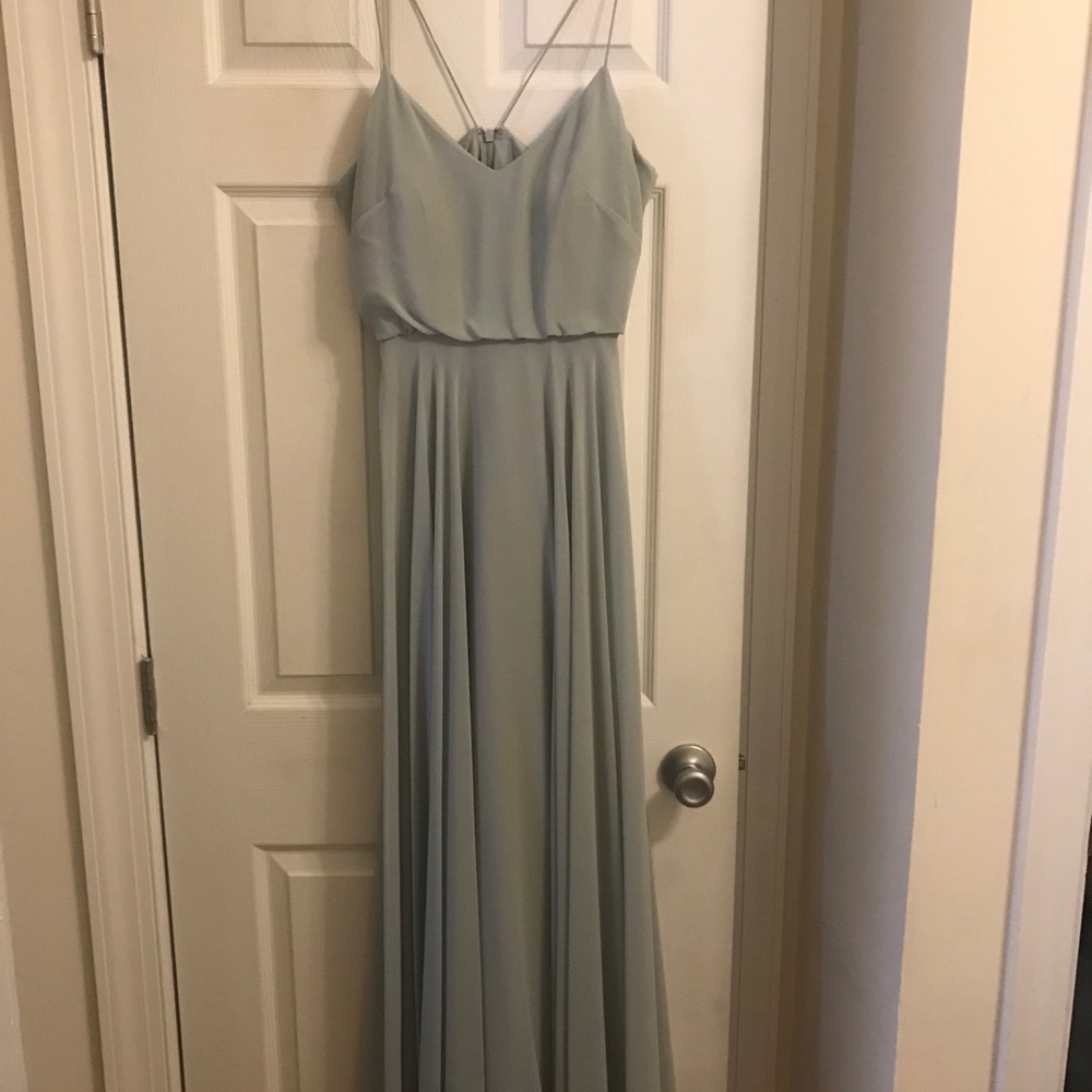 Dry cleaned - BHLDN Jenny Yoo Inesse morning mist